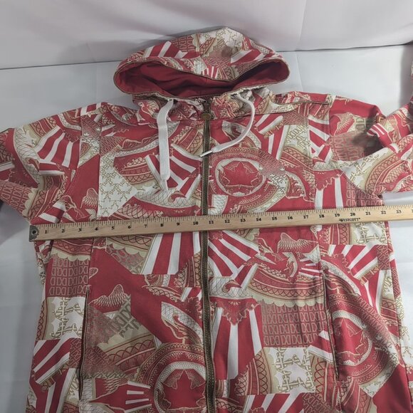 HBC Hudson's Bay Olympics Team Canada Full Zip Hoodie Sweater M Red Beijing 2008 - Picture 9 of 16